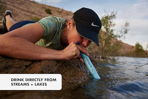 LifeStraw Personal Water Filter, Blue, 1pc — view 5