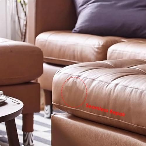 Self-Adhesive Leather Repair Set of 8,Repair Patch Waterproof Kit for Bags,Furniture,Car Seat,Couches,Boat Seat,Sofa,Chair (Cream) — view 6