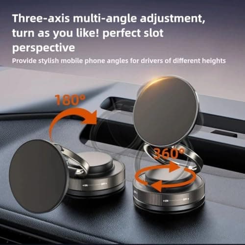 Treasureheart Foldable Magnetic Phone Holder for Car for City 2015+ — view 3