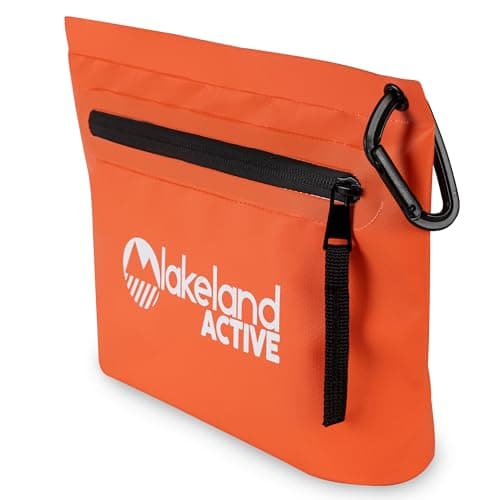Lakeland Active Waterside Water-Resistant Pouch for Watersports Hiking Kayaking & Paddleboarding - Orange — view 3