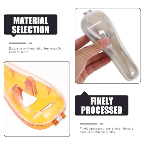 Anti-Shock Razor Storage Holder 3pcs PC Travel Case Back to School Party — view 3