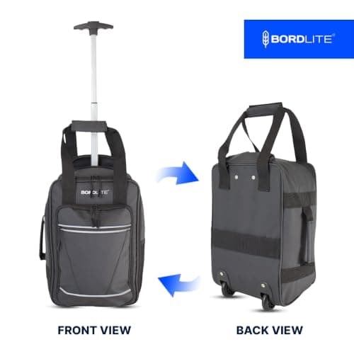 Bordlite Ryanair 40x20x25cm Cabin Backpack on Wheels – Lightweight 2 in 1 Trolley Bag & Rucksack (20L) – Fits Ryanair Free Hand Luggage Allowance — view 5