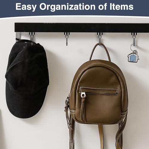 FINDMAG 12 Pack 16kg+ Magnetic Swing Hooks for Cruise, Black — view 5