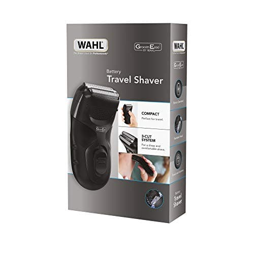 Wahl GroomEase, Groomease by Wahl Travel Shaver, Light Portable Shavers, Ideal for Gym and Travel, Compact Design, Travel Lock Function, Durable Foil Guard, 3-Cut System for Smooth Shaving — view 6