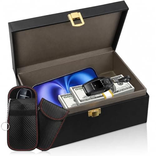 Diyife XXL Faraday Box for Car Keys & Phones - Holds 10-15 Keys