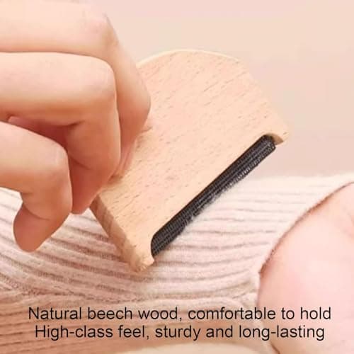 Pilling Remover – Portable Manual Cleaning Tool | Sweater Shaver to Remove Fuzz | Fabric Coat Pet Hair Debris Removal Brush for Winter Fall Home Travel Apartment Dorm — view 4