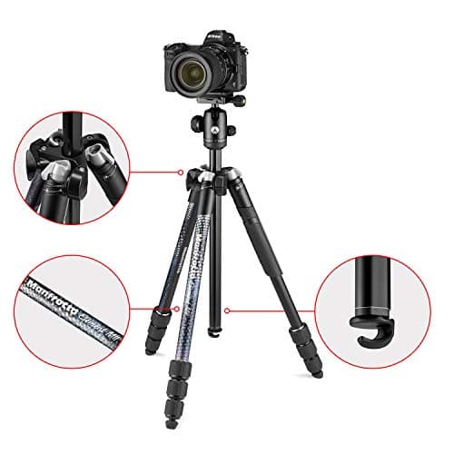 Manfrotto Element MII Aluminium Travel Camera Tripod with Ball Head — view 2