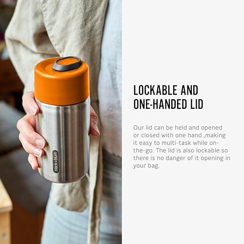 BLACK + BLUM Insulated Travel Cup | Leak Proof | 340ml | Orange — view 5