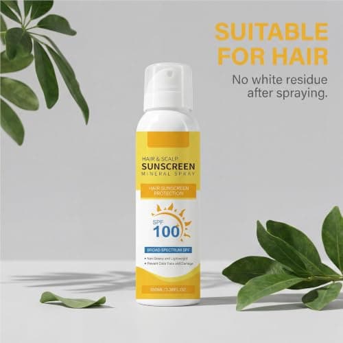 SPF100 Scalp Sunscreen Spray, Non-Greasy UV Shield Mist For Hair Protection — view 5