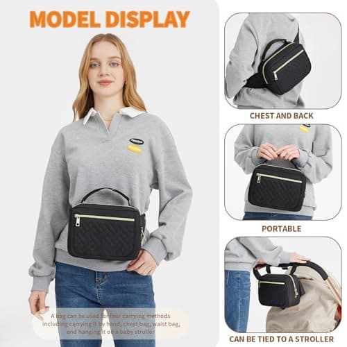 Fwkekye Small Diaper Bag with Portable Changing Pad — view 2