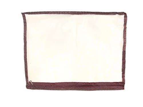 Clear Maroon Saree Clothes Sari Storage Bags Single Wardrobe Organiser Quality Single Bulk 1/5/10/20/30 Garment Storage Pouch (20pc) — view 3