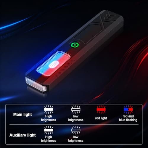 HOTUT Rechargeable Work Light, LED Torches, Magnetic Torches Led Super Bright, LED Inspection Lamp Camping Light With 450 Lumens Light, IP45 Water Resistant Portable Flashlight for Home Work Emergency — view 4