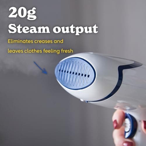 Russell Hobbs Steam Genie Handheld Clothes Steamer, 1600W, 200ml — view 4