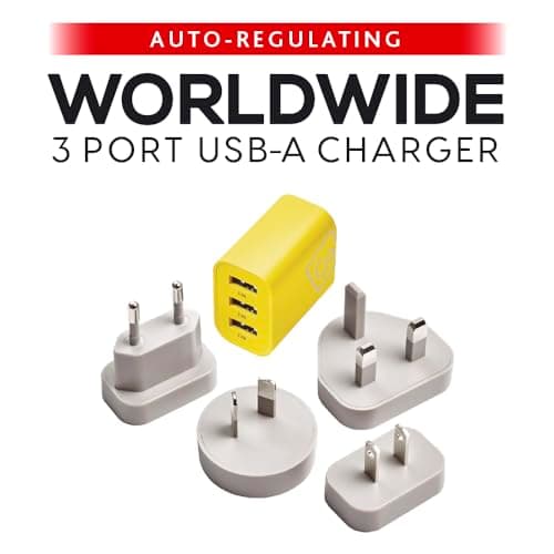 Go Travel Worldwide 3-Port USB-A Charger - Fast Mains Wall Charging — view 2