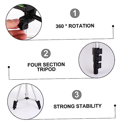 Phone Tripod 110cm Aluminum Alloy Telescopic Travel Tripod — view 4