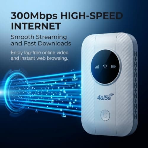4G LTE Portable Travel WiFi Hotspot, 12H Battery, Pocket Size — view 3