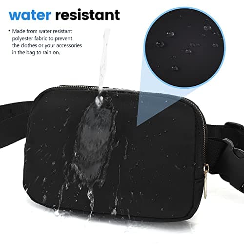 Invool Bum Bag for Women Men, Fanny Pack with Adjustable Straps Crossbody Fashion Waist Pack, Running Belt Bag for Travel Workout Cycling Hiking — view 4