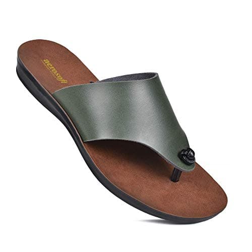 Aerosoft Flat Sandals For Women - Walking Summer Vacation Essentials Ladies Flip Flops – Comfortable Arch Support Orthotic Sandals For Women – Casual Outdoor Fashion Dressy Non Slip Footwear, Lilac