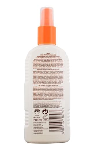 Malibu High Protection Water Resistant Vitamin Enriched SPF 50 Sun-Screen Lotion Spray with Shea Butter Extract, 200ml — view 2