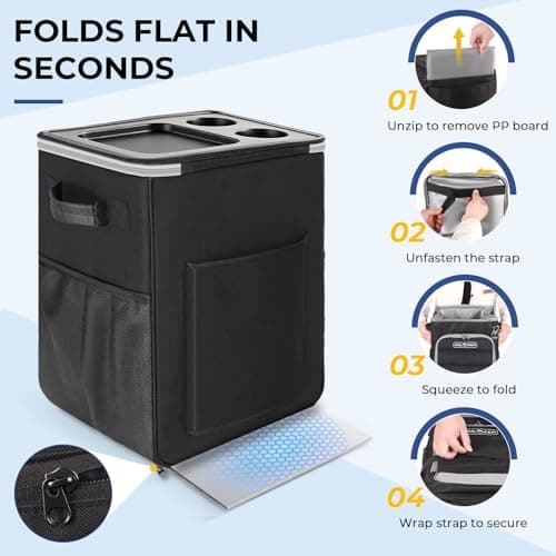INSMEER 2-in-1 40L Large Insulated Cool Bag on Wheeled & Hard Top — view 4