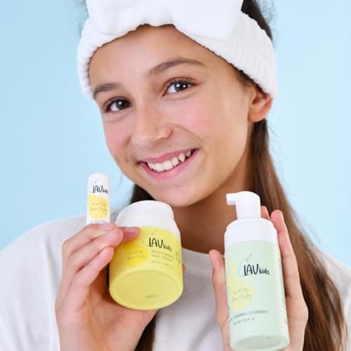 Lav Kids Skincare Set Face Wash, Face Cream & Lip Butter for Kids — view 2