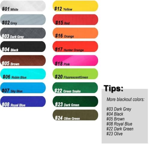 9KM DWLIFE Nylon Ripstop Fabric, Orange 60x117 Inch, 43D Waterproof, Lightweight, Windproof, Bulk Fabric for Kite, Tent, Flag, Bag, Tarp Cover, Outdoor DIY Project… — view 5
