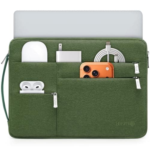 HYZUO 15-16 Inch Laptop Case Sleeve Bag for MacBook Pro 16 M5, Grass Green