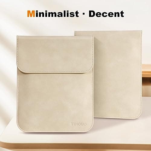 TiMOVO 6 Inch Protective eReader Sleeve, Apricot — view 6