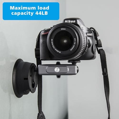Suptig Suction Cup Mount for Phone Car Windshield Dashboard Universal Mounts and Camera Mount Car Comaptible for iPhone, Canon, Nikon, Sony and Most Cameras Or Phone — view 4