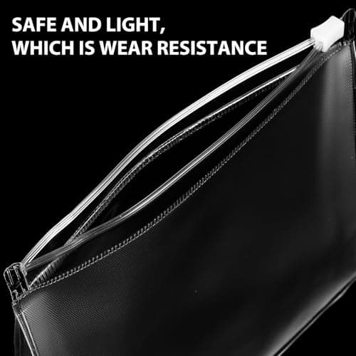 10pcs Travel Toiletry Bag PVC Cosmetic Bag for Camping Fitness Use — view 4