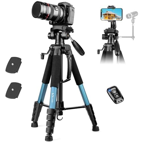 Victiv 188cm Upgraded Camera Tripod for DSLR with 1/4" Extension Interface