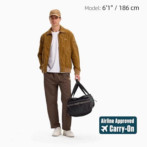 KalgoTeal Utility Duffle Bag 40L, Convertible Backpack for Travel, Gym & Commute, Water Repellent — view 3
