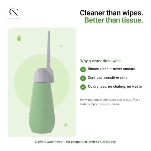 Nextcraft Portable Travel Bidet & Peri Bottle, 180° Foldable Nozzle, 400ml — view 6