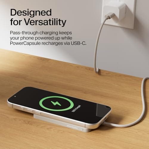 Twelve South PowerCapsule, MagSafe-compatible Power Bank, (Dune) 5,000mAh — view 6