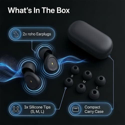 Reusable Ear Plugs for Sleep, 32dB Noise Reduction, Side Sleeper Comfort — view 5