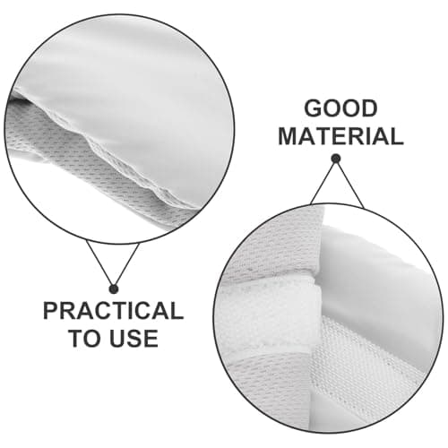 SHERCHPRY Adjustable Sleep Eye Mask with Noise Cancelling and Light Blocking Features, 2in1 Ice Silk and Cotton Material Wraparound Design for Men and Women, Comfortable Eye Mask for Sleep — view 3