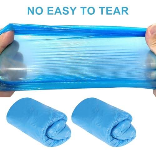 Disposable Shoe Covers Waterproof Overshoes Shoe Protector Covers Shoe Boot Cover Non Slip Plastic Shoes Covers Keeping Shoes Floors Carpets Clean 100 Pcs — view 3