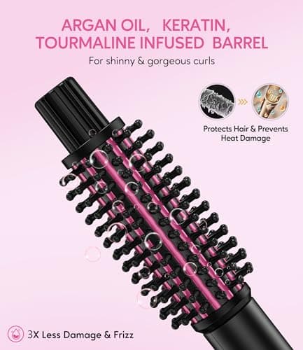 Farery Mini Thermal Brush 25mm, Touch-ups, 1 inch Heated Round Curling Iron — view 6