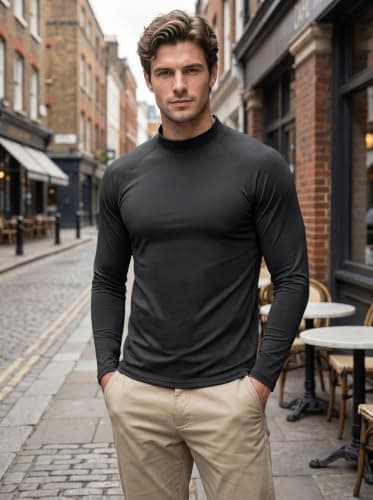 Cavva Mens Jumper Long Sleeve Micro Fleece Golf Baselayer Thermal Work Top — view 2