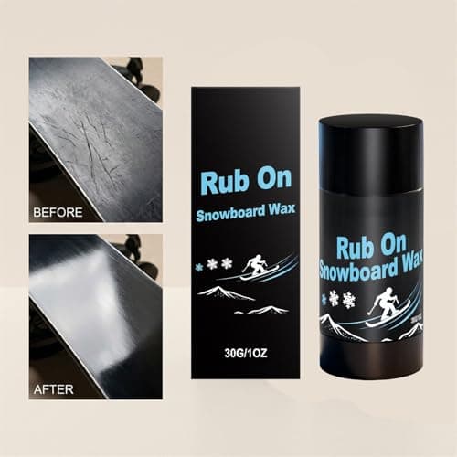 Rub on Ski Wax 30g Waxing Accessories with Cork Applicator — view 4