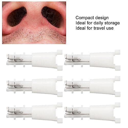 HaloVerde Nose Hair Trimmer Replacement Heads 20 Pack, Universal Nose Trimmer Replacement Heads for Men, a Bulk Set of Portable and Accurate Nose Trimmer Replacement Blades — view 3