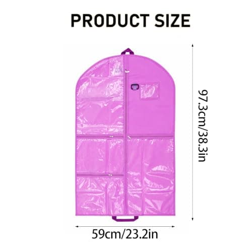 Clothes Covers, Dance Costume Bag for Girls & Women with Zipper Pockets — view 2