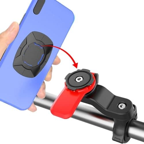 selling united Universal Bike Phone Mount, 360° Rotatable Handlebar Holder for 4.7-7.4" Smartphones, Waterproof, Black — view 5