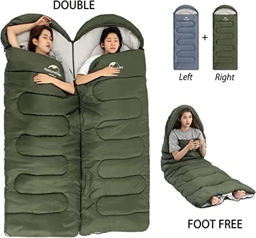 Naturehike Camping Sleeping Bag for Adults, Backpacking Compact Rectangular Sleeping Bags, Lightweight for Camping, Hiking 3 Seasons for Hiking, Travel and Office — view 4