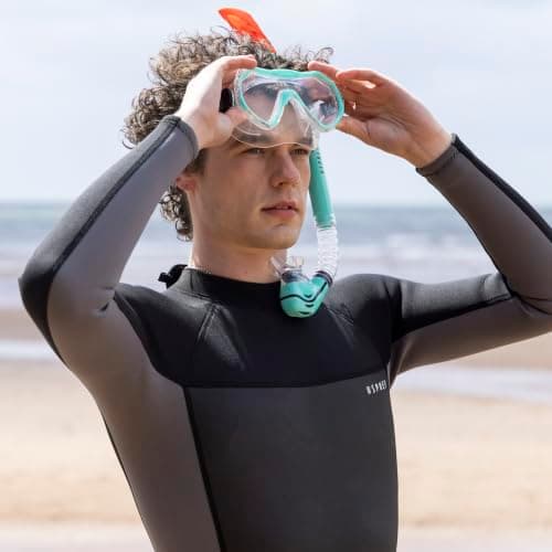 Osprey Adult Snorkel Set with Tempered Glass Mask & Semi-Dry Snorkel — view 3