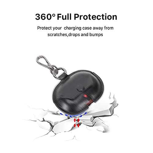 Handmade Genuine Leather Earphone Travel Storage Case Cover suits for Beats Studio Buds True Wireless TWS Earbuds Durable Carrying Protective Cover (CF1136Black-A) — view 5