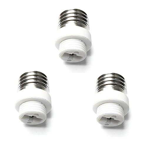 FINELED E27 to G9 Adapter,E27-G9 Lamp Holder Converter Base LED Light Bulb Socket Adapter Converter(Pack of 3)