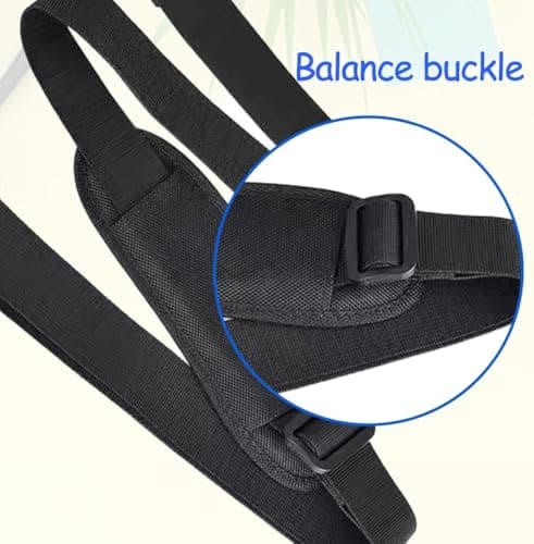 JFGDVW Bag Straps, Adjustable Replacement Padded Shoulder Bag Strap, Universal Cross Body Bag Straps, For Luggage, Laptop Bags,Messenger Briefcases, Handbags, And Sports Gear (Black) — view 4