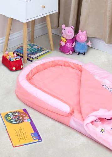Peppa Pig Officially Licensed My First ReadyBed Kids Inflatable Air Bed and Sleeping Bag with Pump | Travel Mattress for Sleepovers and Camping or Home Use — view 3