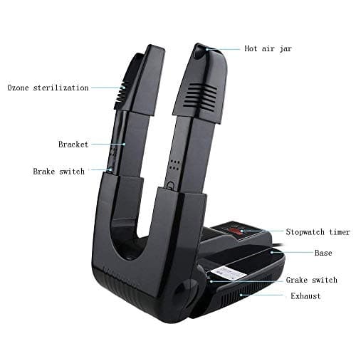LNIDEAS Electric Shoe Dryer with Digital Controls and Timer Function,Foldable Scalable for Drying Shoes Boots Gloves Socks — view 4
